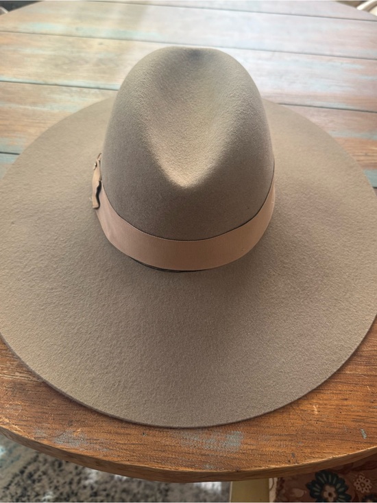 Stetson The Rapture like new Wide Brim Felt Hat in Mushroom Leather Band small main image 5